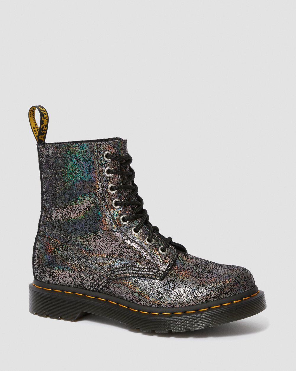 Dr Martens 1460 Pascal Metallic Kožené Šnurovacie Topánky Damske ( Metal ) SK 562-WFCXVP